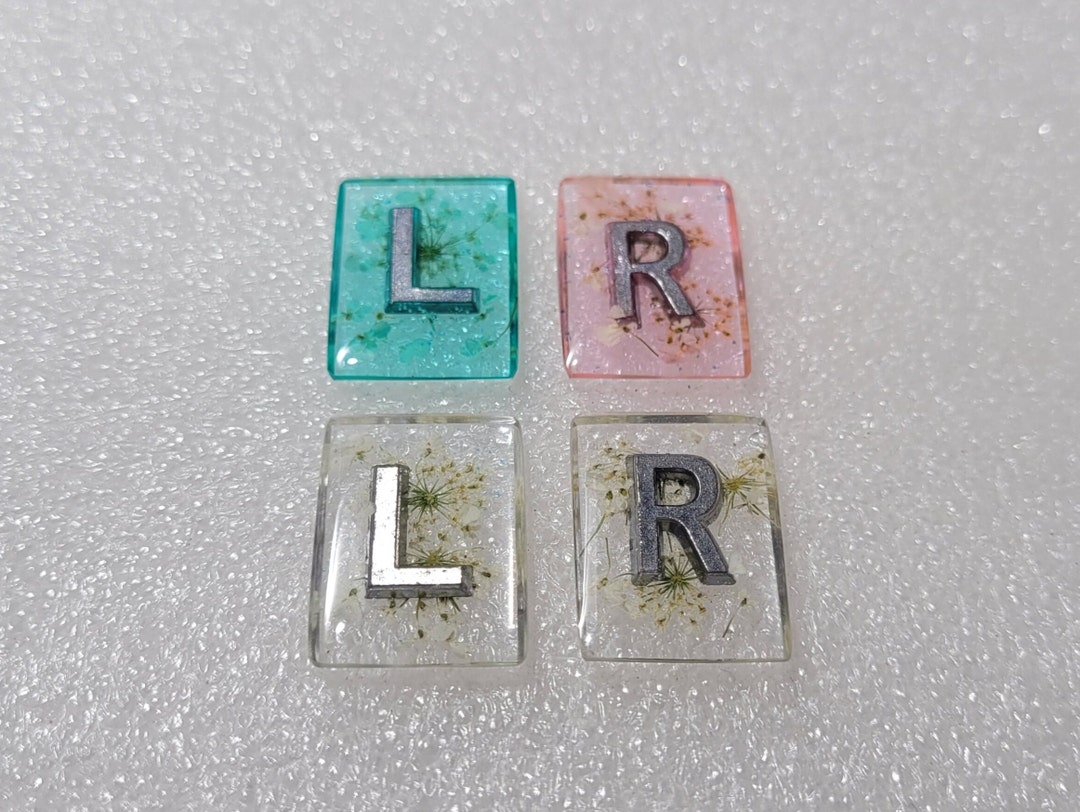 1 Pair of Botanical Small Xray Markers up to 3 Initials Etsy