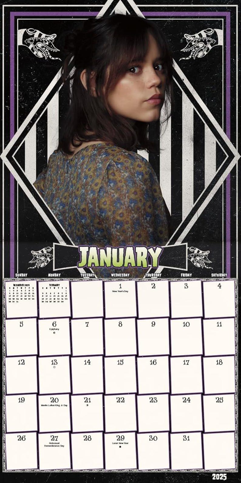 2025 Beetlejuice 2 Wall Calendar Calendar Wall Calendar, August 1, 2024