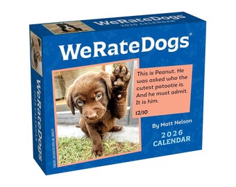 WeRateDogs 2026 Day-to-Day Calendar
