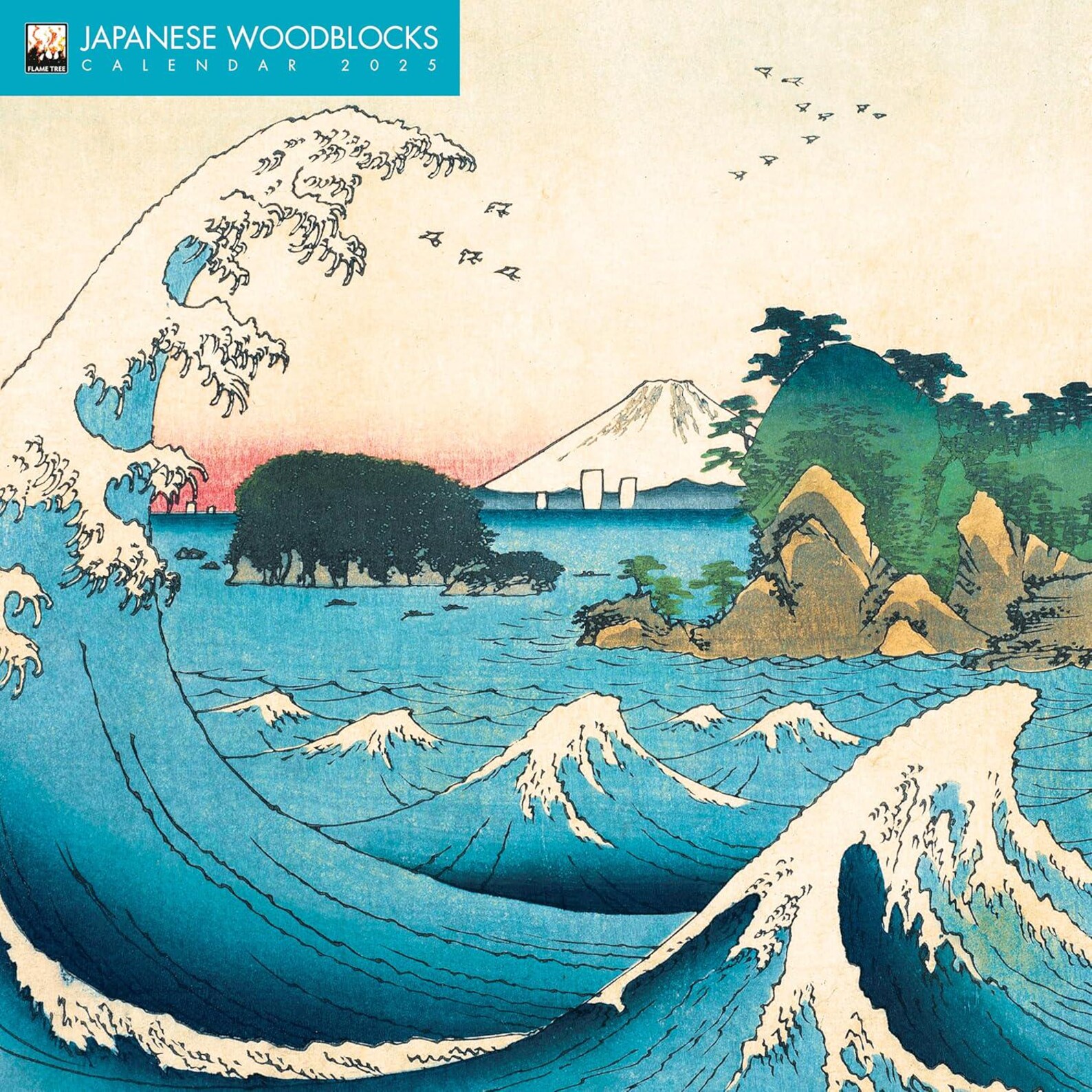 Japanese Woodblocks Wall Calendar 2025 art Calendar Etsy Canada