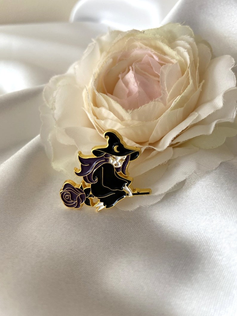 Witch Enamel Pin - Etsy