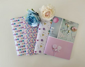 A5 Sweets & Treats Design Slim Notebooks/Sketchbooks