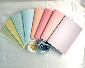 Personalised A5 Slim Pastel Notebooks/ Sketchbooks