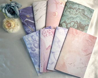 A5 Marble Design slim Notebooks/Sketchbooks