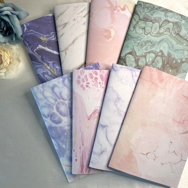 Marble Notebook Etsy