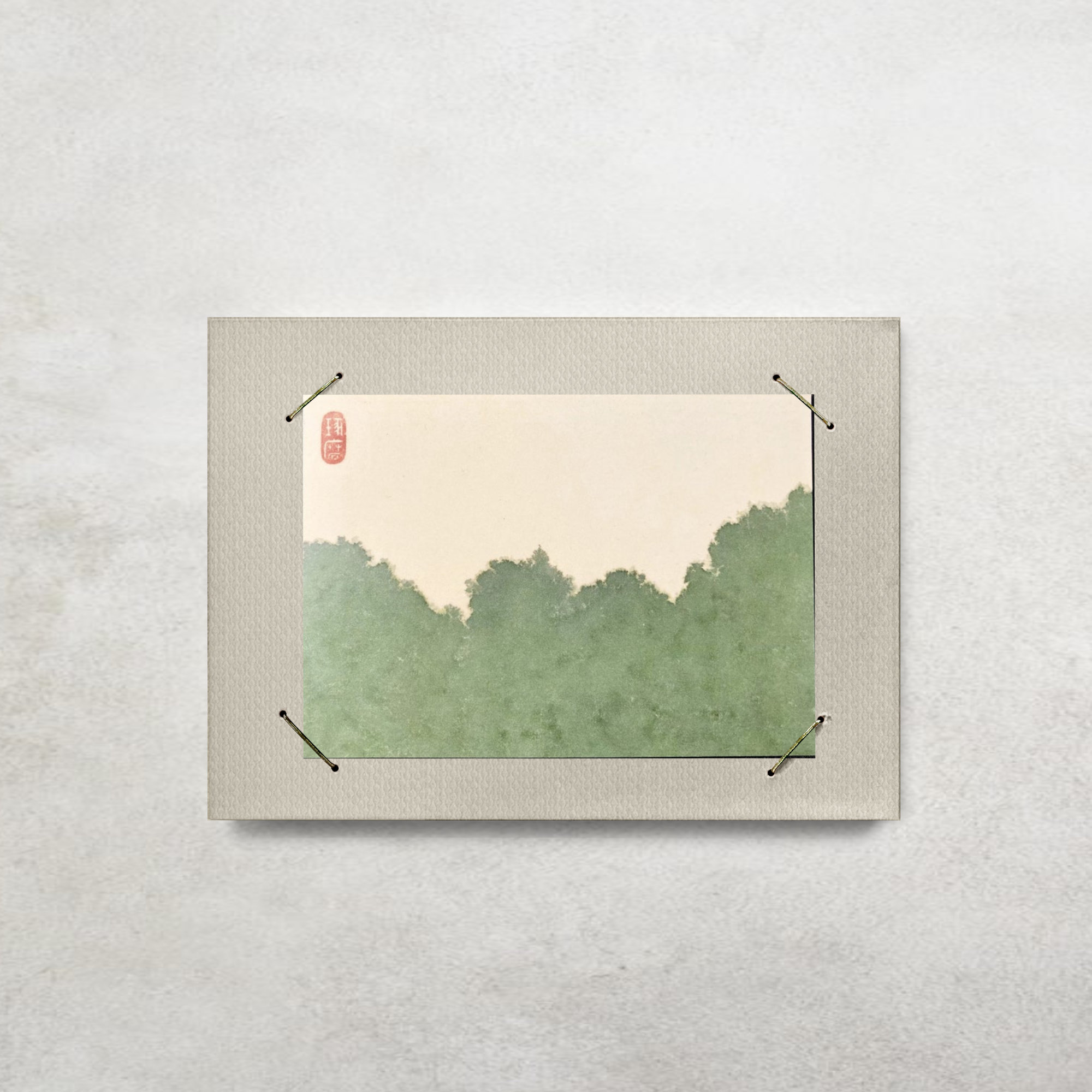 Cadeau Chic et Pratique Un Cadre Coloré Fait Main Une Carte Postale, Joliment Enveloppés Dans Coupon