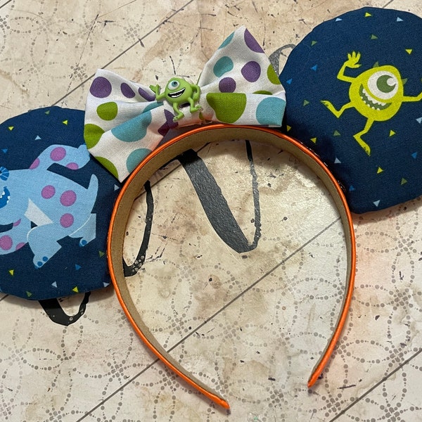 Monsters Inc. Mickey Ears with Mask