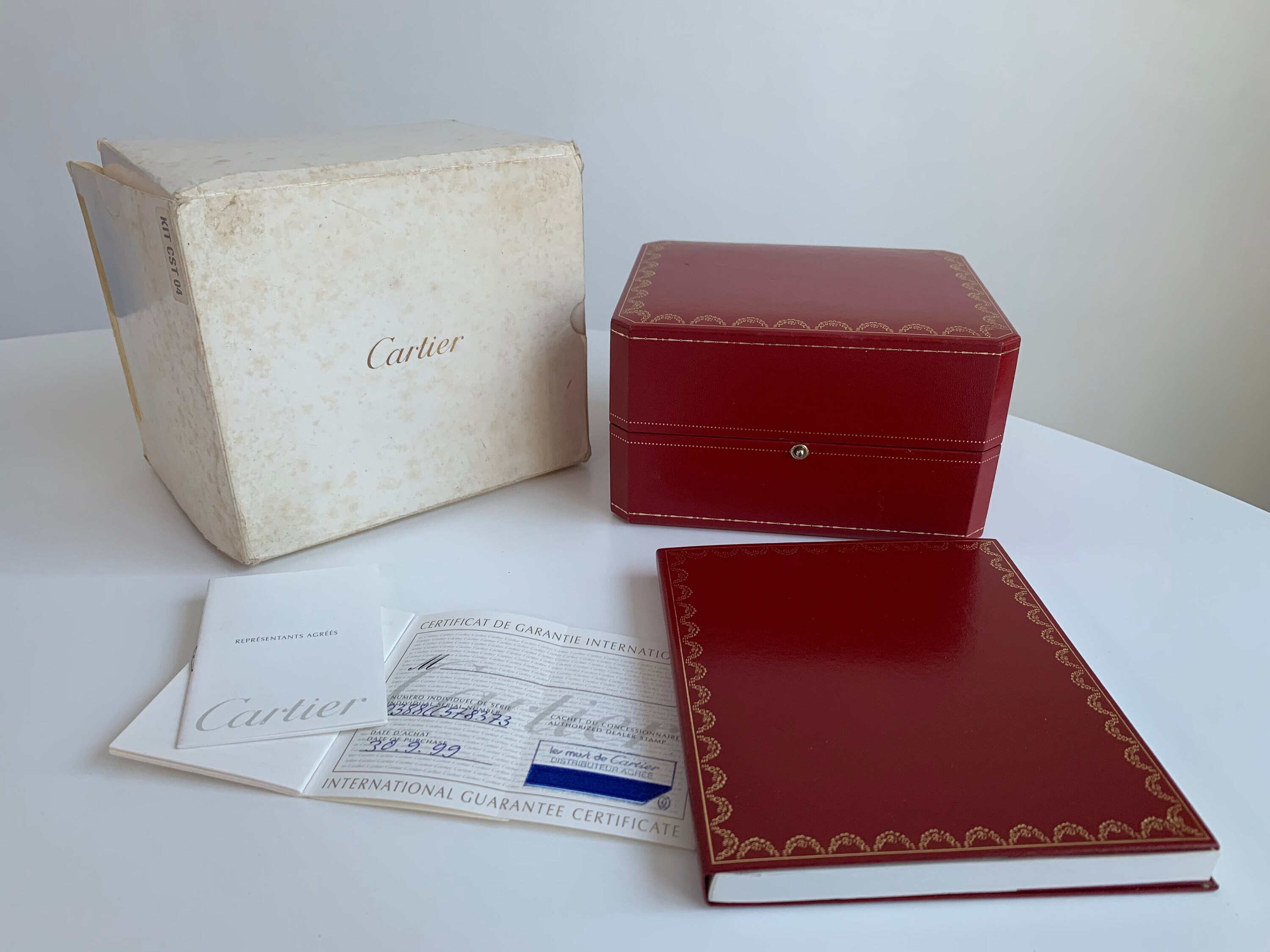 Authentische Cartier SchmuckUhrenbox mit internationalem Etsy