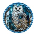 owl wreath sign, metal wreath sign, round wreath sign, lindys sign creations