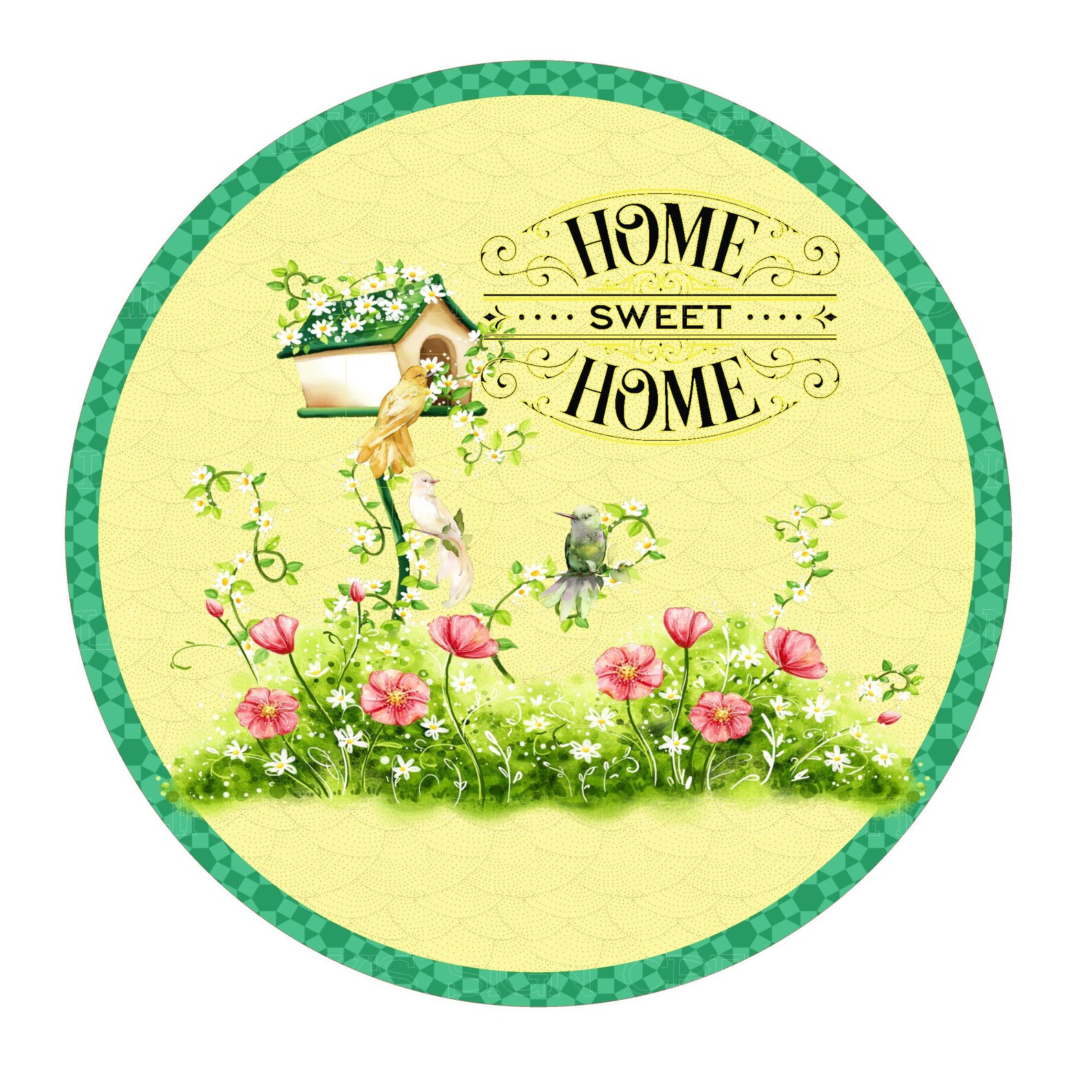 Home Sweet Home Wreath Sign Metal Wreath Sign Sign for Etsy
