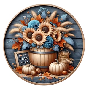 Lo que más me gusta del otoño son los letreros de corona floral, los letreros de corona de metal, los letreros de corona redonda, la decoración de puertas, las creaciones de letreros de Lindys