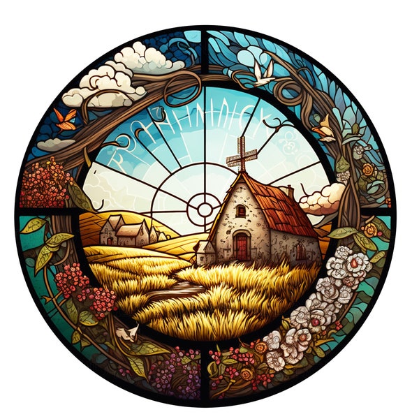 Stained Glass Dutch Door Etsy