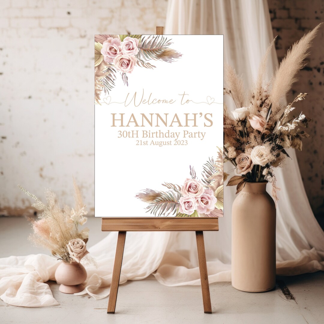 Neutral Welcome Sign, Baby's Shower Welcome Sign, Birthday Welcome Sign ...