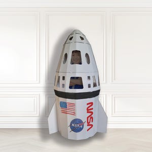 Cardboard Rocket Ship: Eco-Friendly Build & Paint Toy