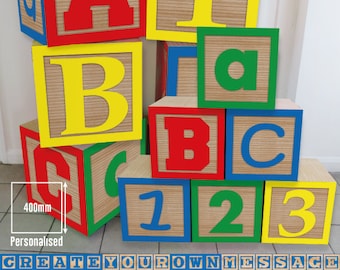 Giant Alphabet blocks