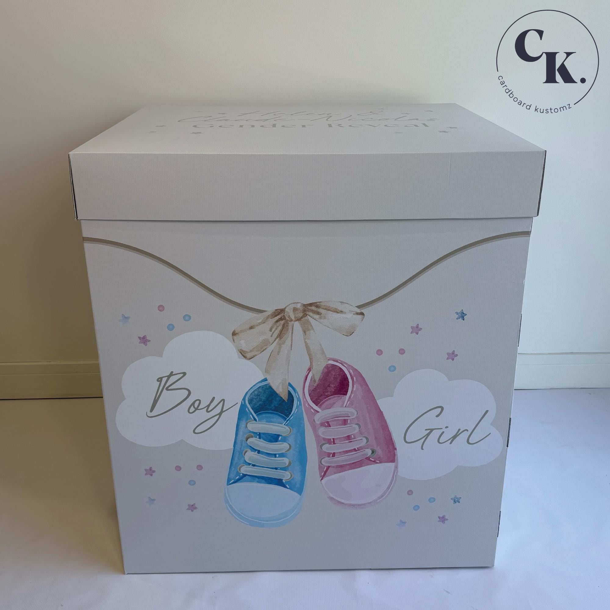 Giant Gender Reveal Box: XL Balloon Surprise Box - Etsy