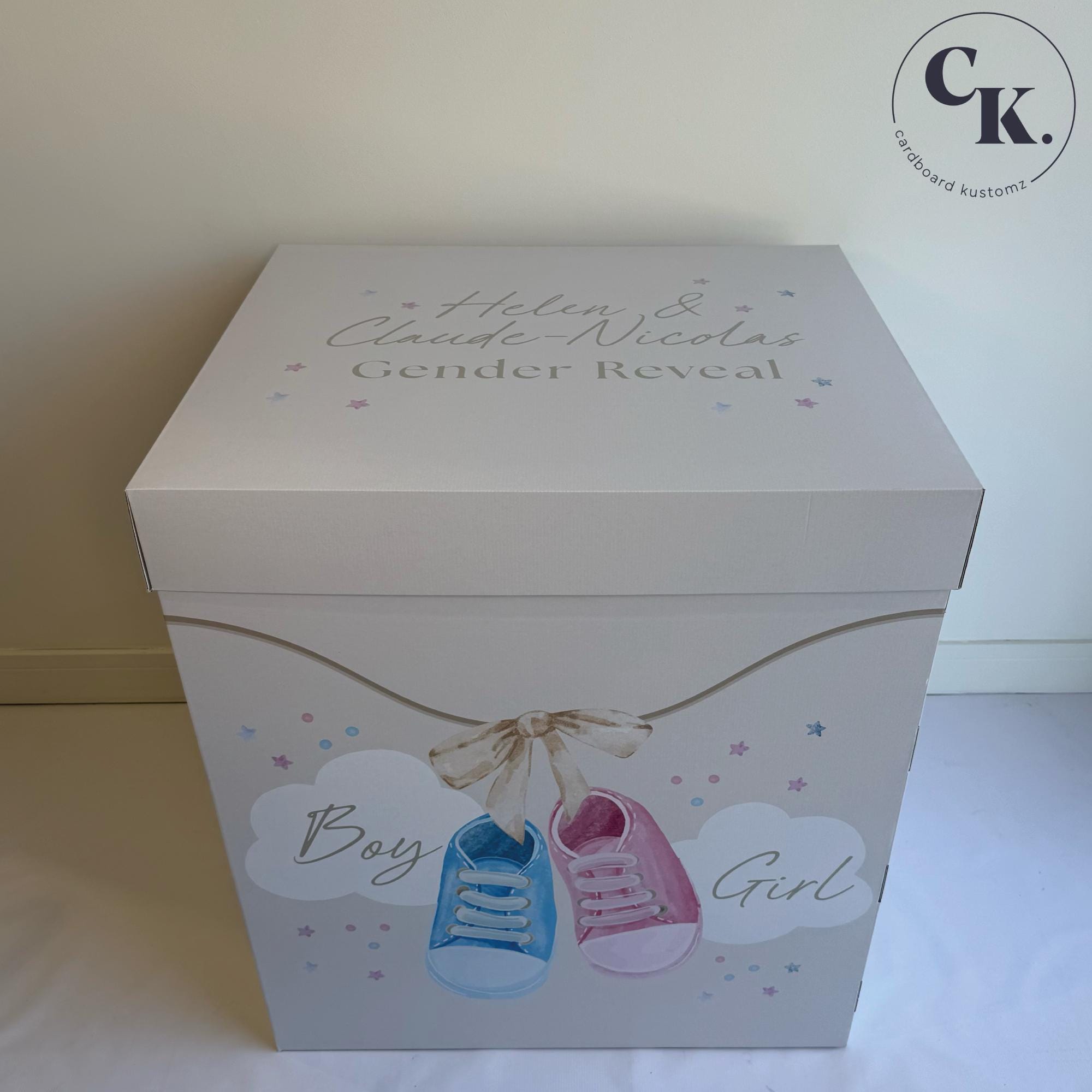 Giant Gender Reveal Box: XL Balloon Surprise Box - Etsy