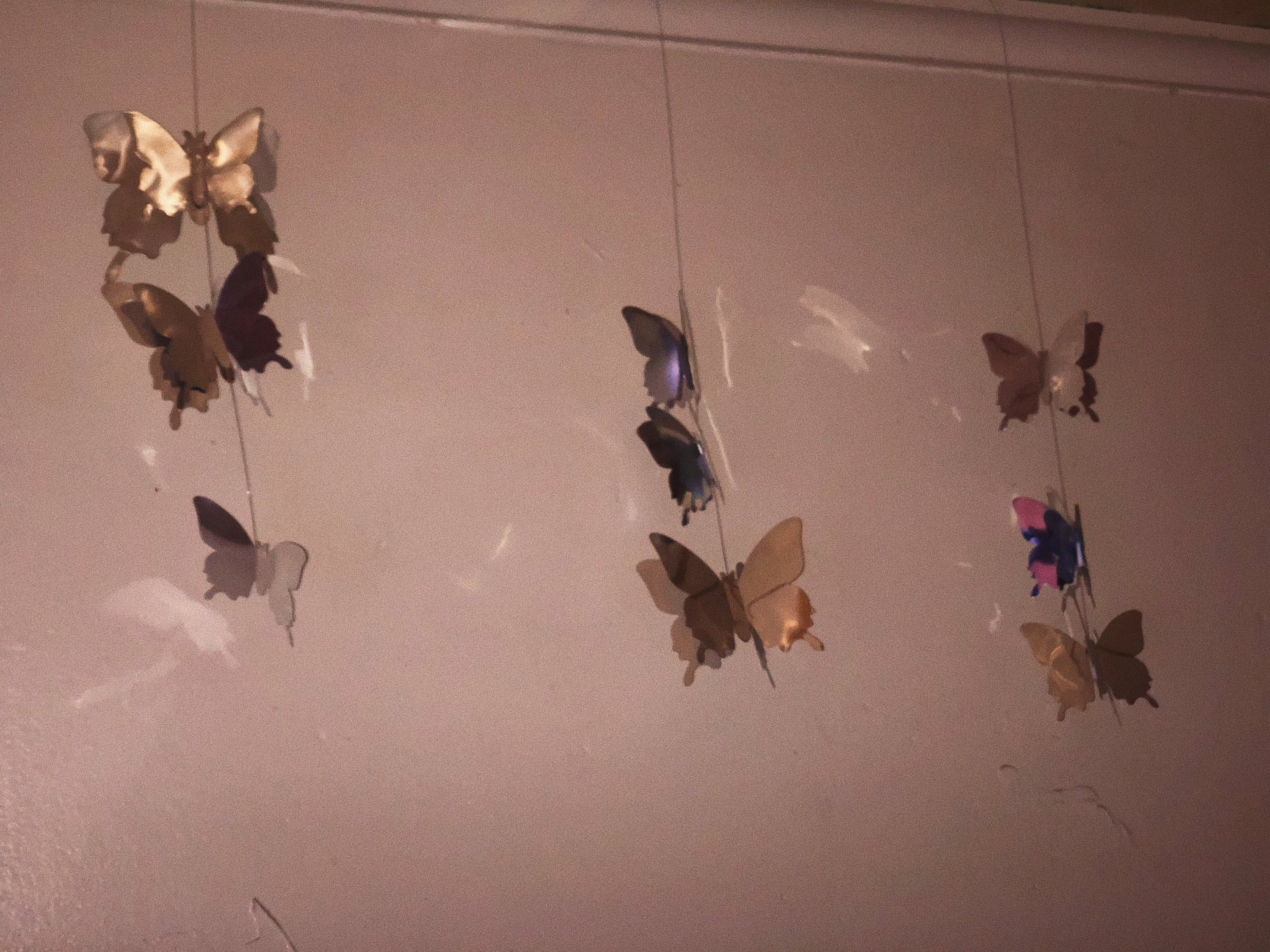 Aesthetic Hanging Butterflies Room Decor Mirrored Delicate Etsy Canada