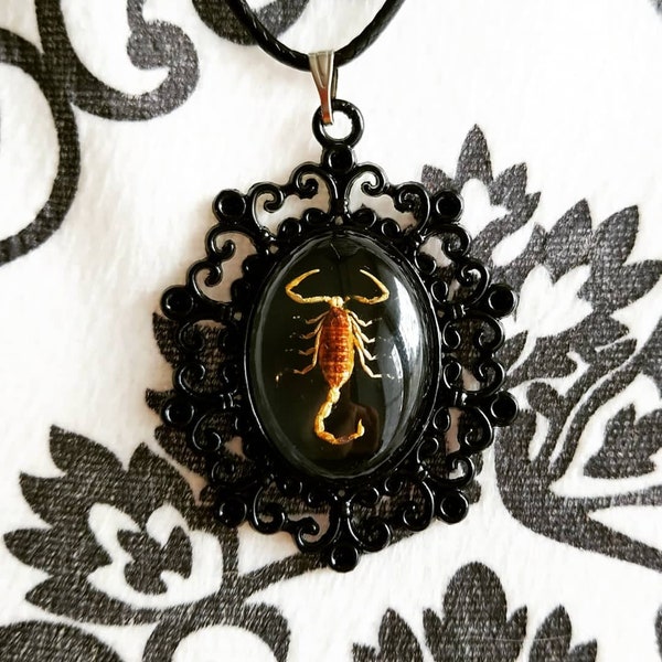 Pendentif gothique scorpion