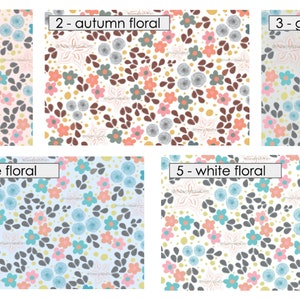 choose any 5 | floral blank cards + envelope | 4x6