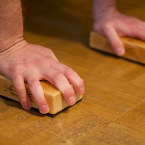 Wooden Handstand Blocks, Fitness Blocks (Set of 2)