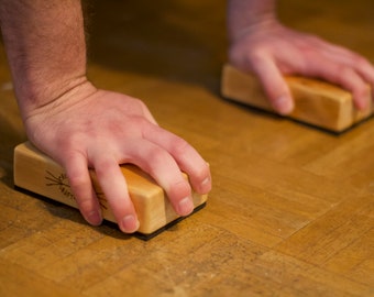 Wooden Handstand Blocks, Fitness Blocks (Set of 2)