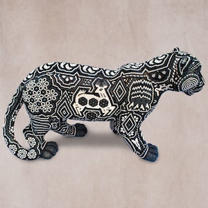 Huichol Art Jaguar Majestic