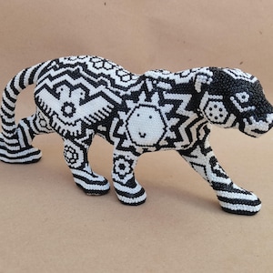 Huichol art : &quot; Small Jaguar I&quot;