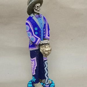 Huichol Art : &quot;Mystic Catrina&quot;