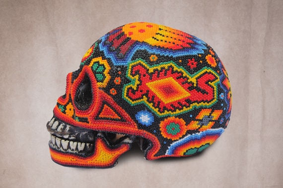 Art Huichol « Calavera »