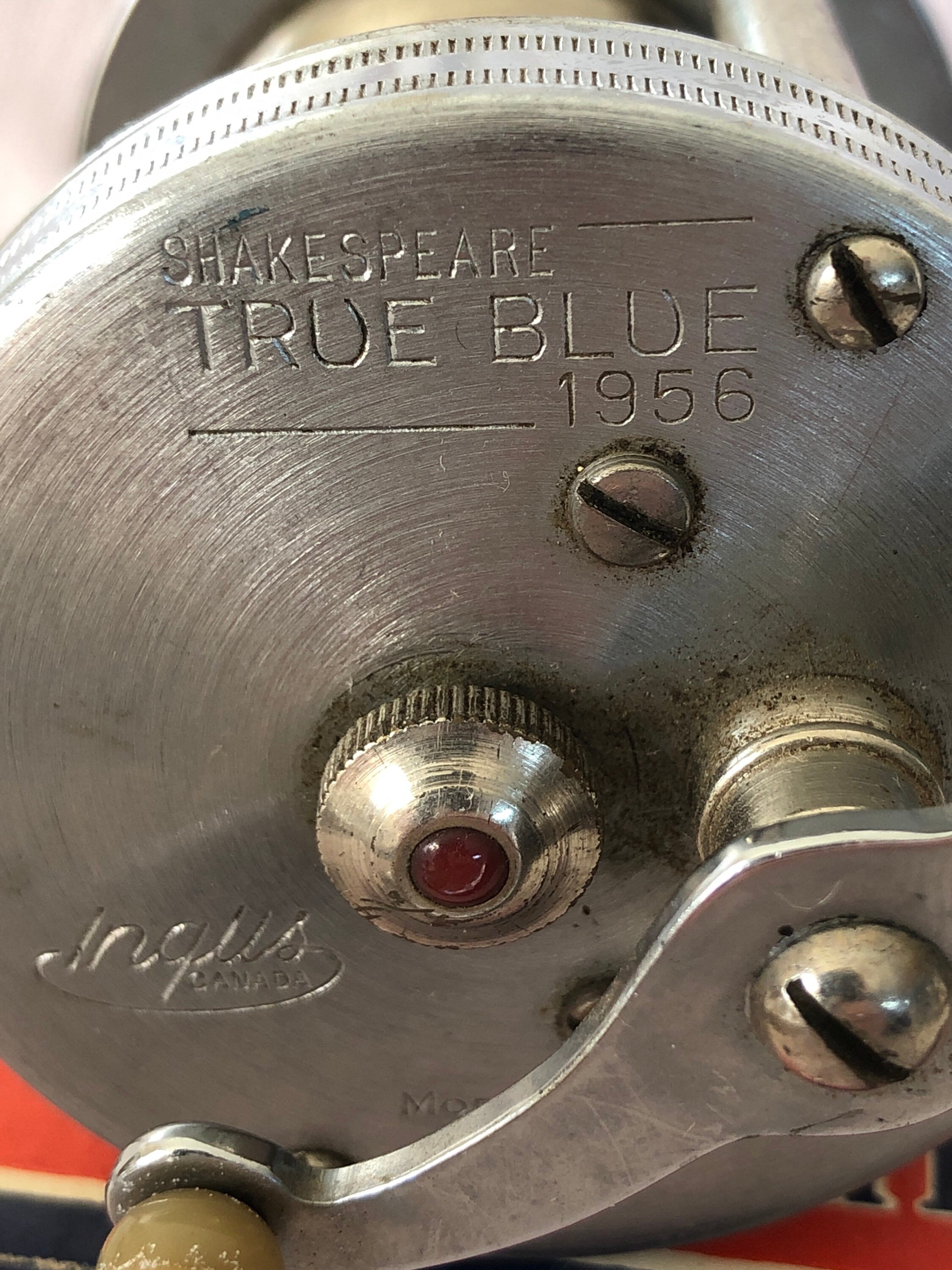 Moulinet De Pêche Vintage Shakespeare True Blue 1956 - Fabriqué Aux États-Unis (années 50)