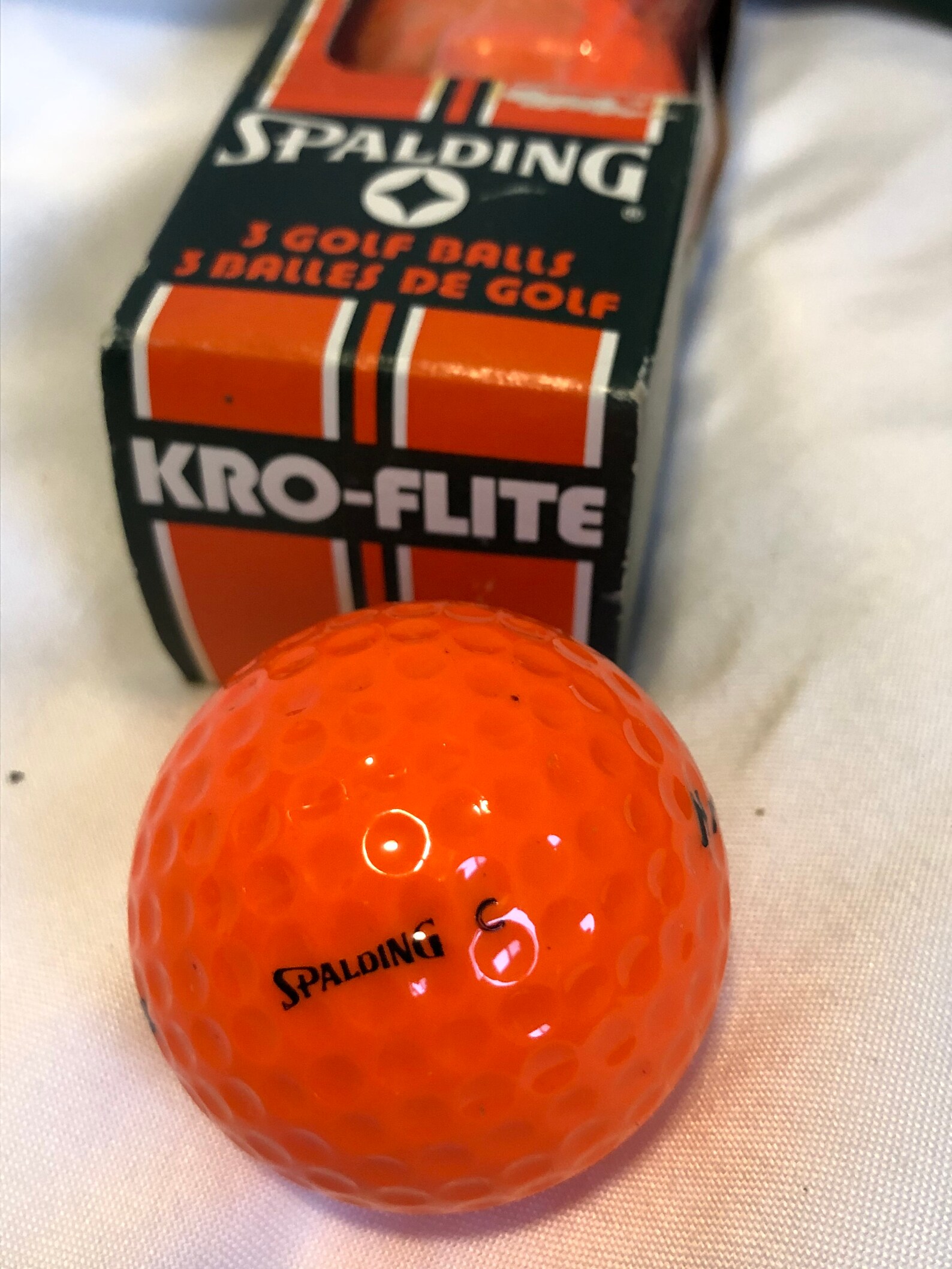 6 KroFlite Spalding number 4 Golf Balls 2 x 3 in a pack Etsy