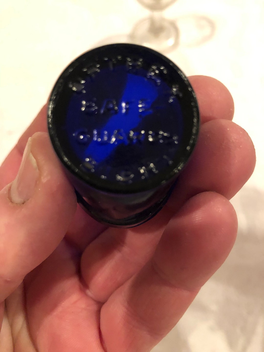 A Vintage Optrex Cobalt Blue Eye Bath Along With an Antique C Etsy UK