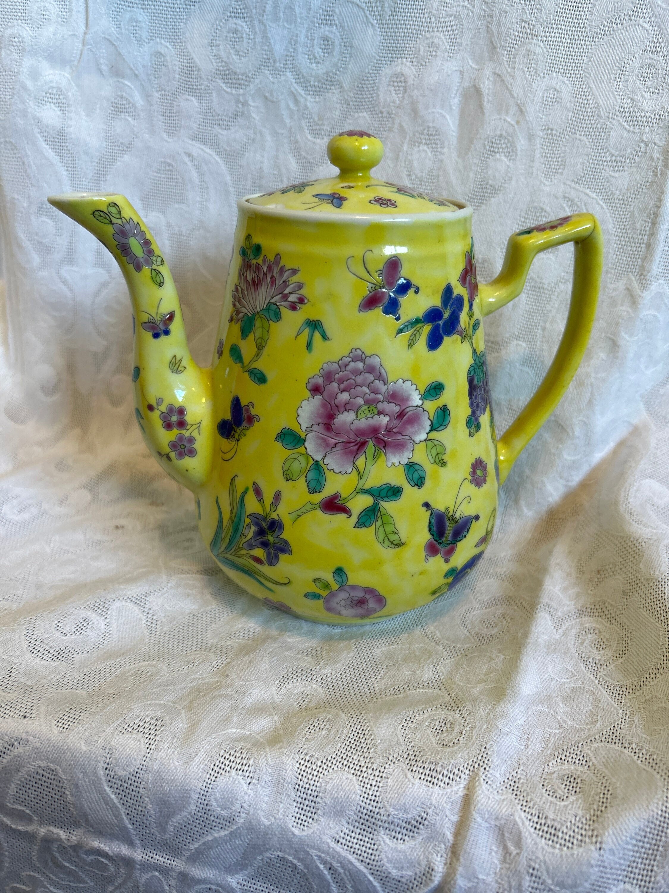 李朝　朝鮮美術　時代物青磁　古美術骨董品　酒器?花入　H29.5cm 13.7
