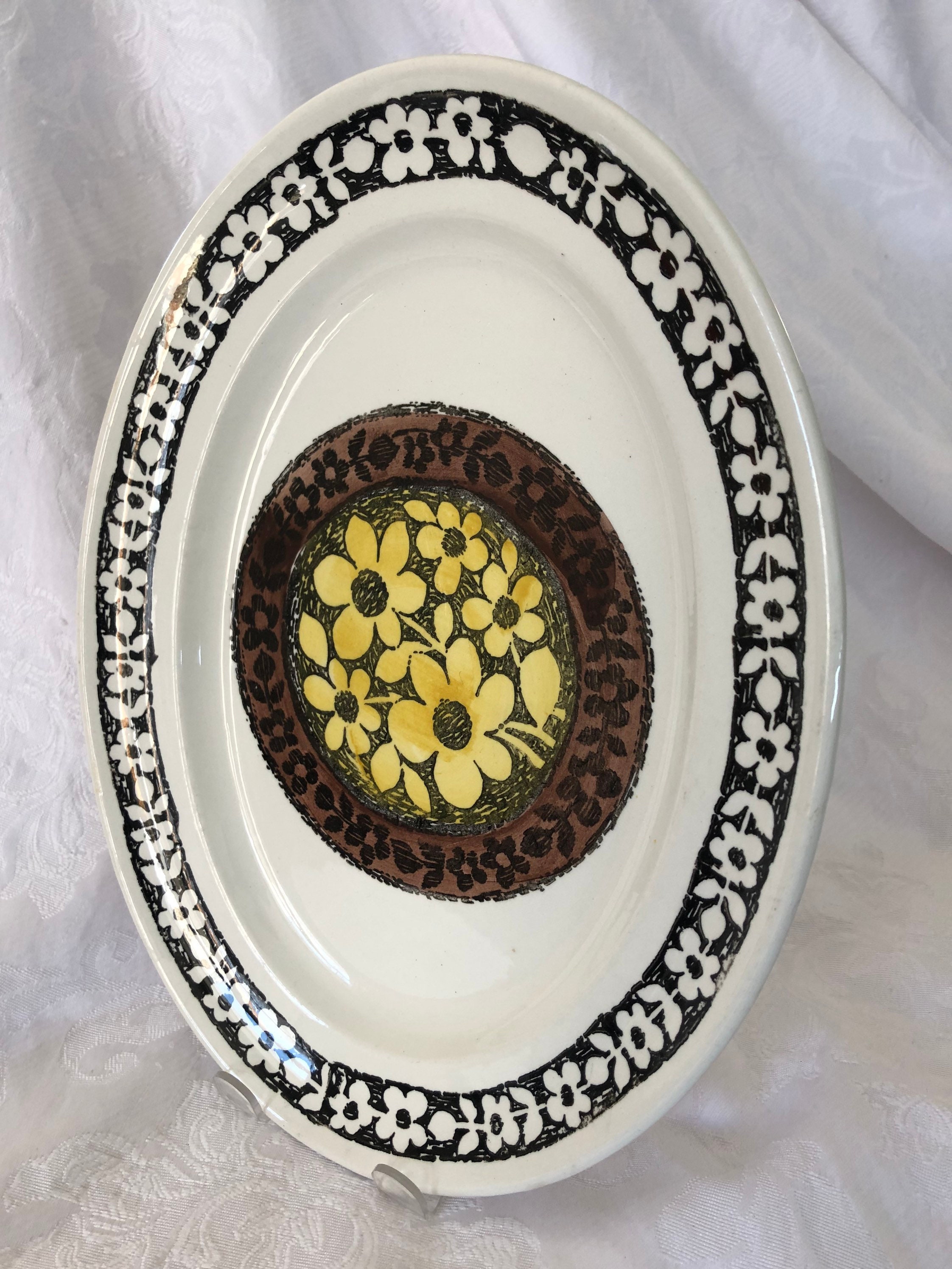 Vintage C 1960s Kathie Winkle Meat Platter in the Lemon Grove | Etsy