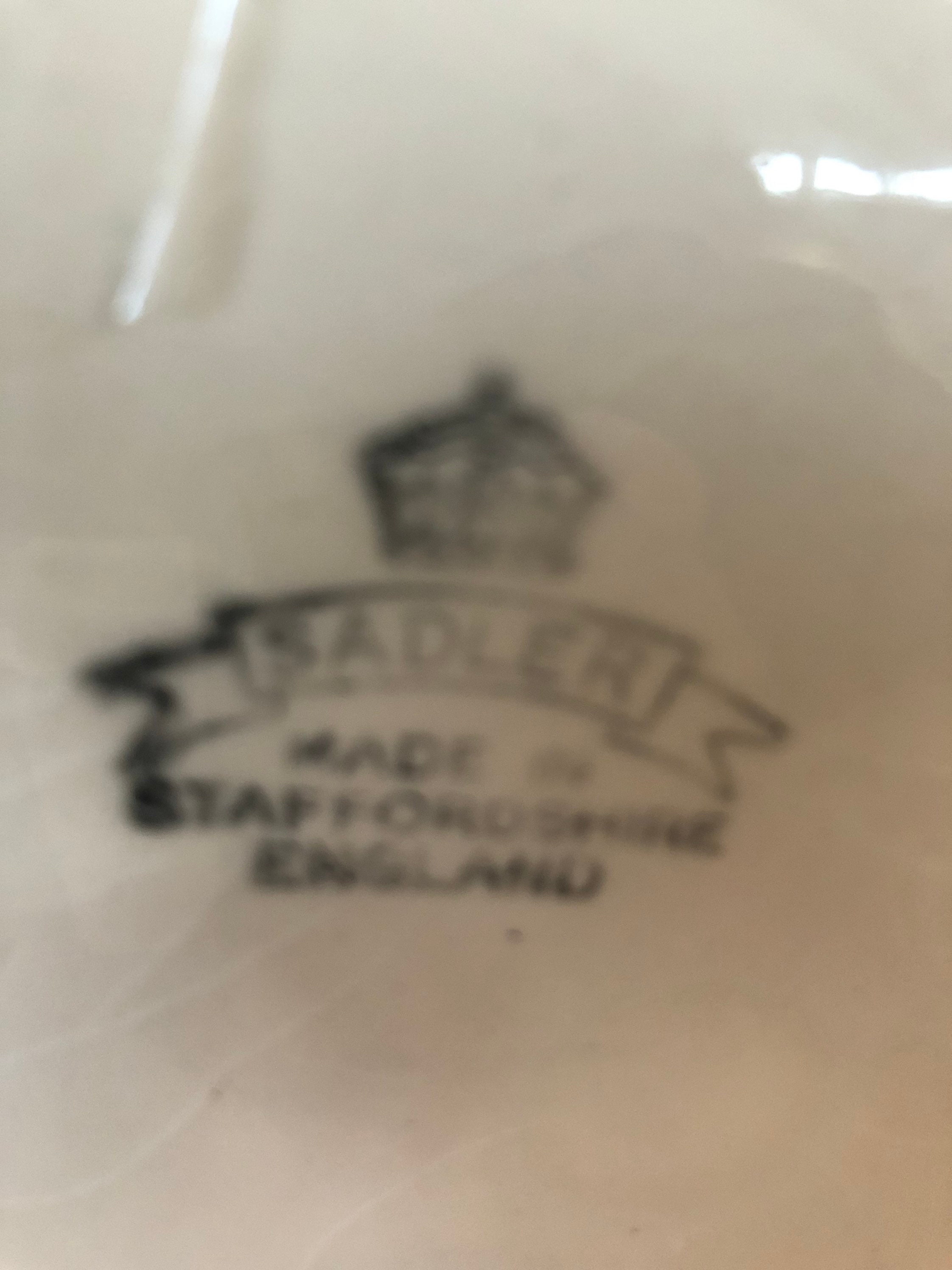 A Vintage Sadler Pottery England Tea Pot C 1947 Decorated Etsy