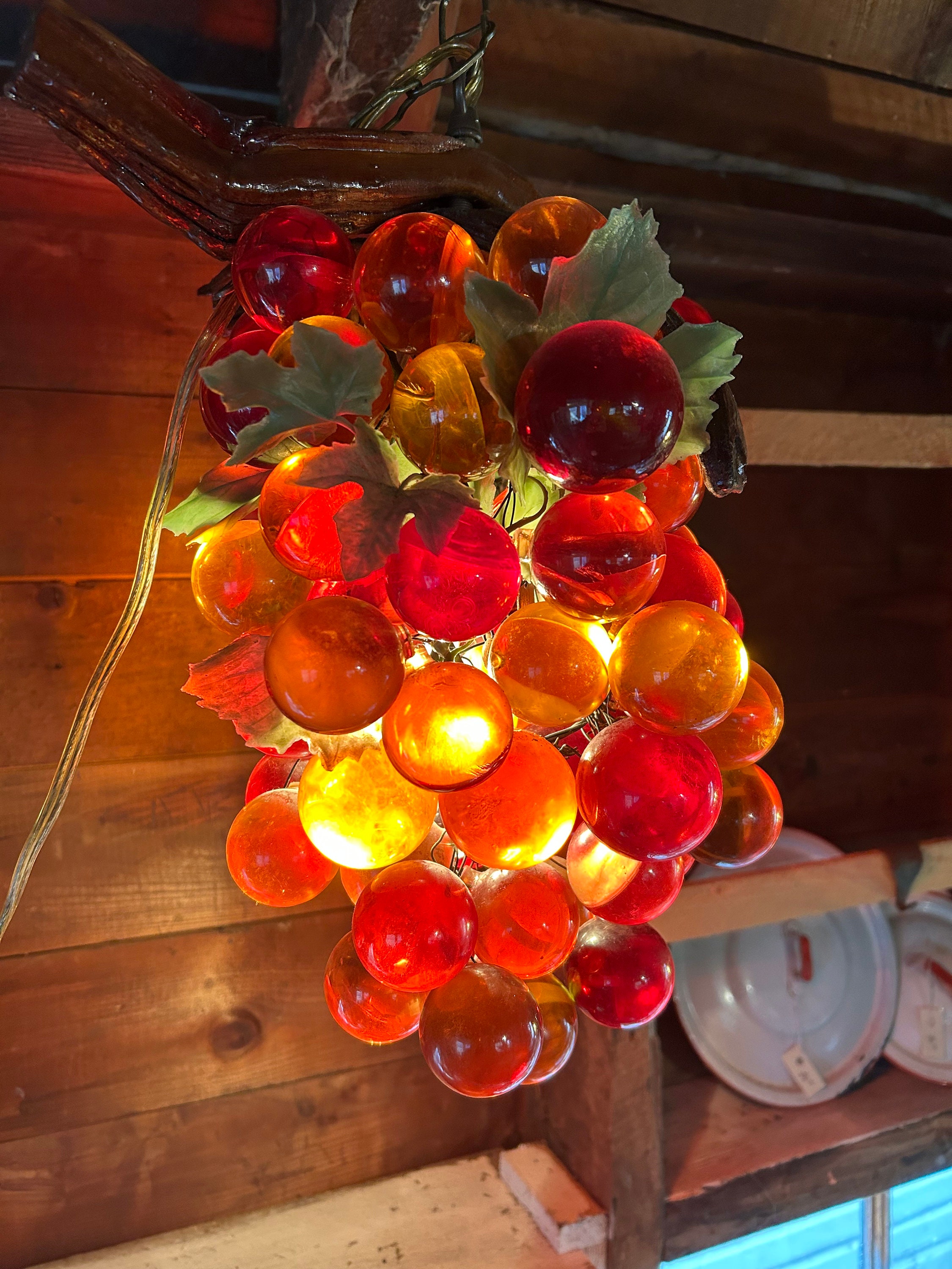 Vintage grape lights outlet