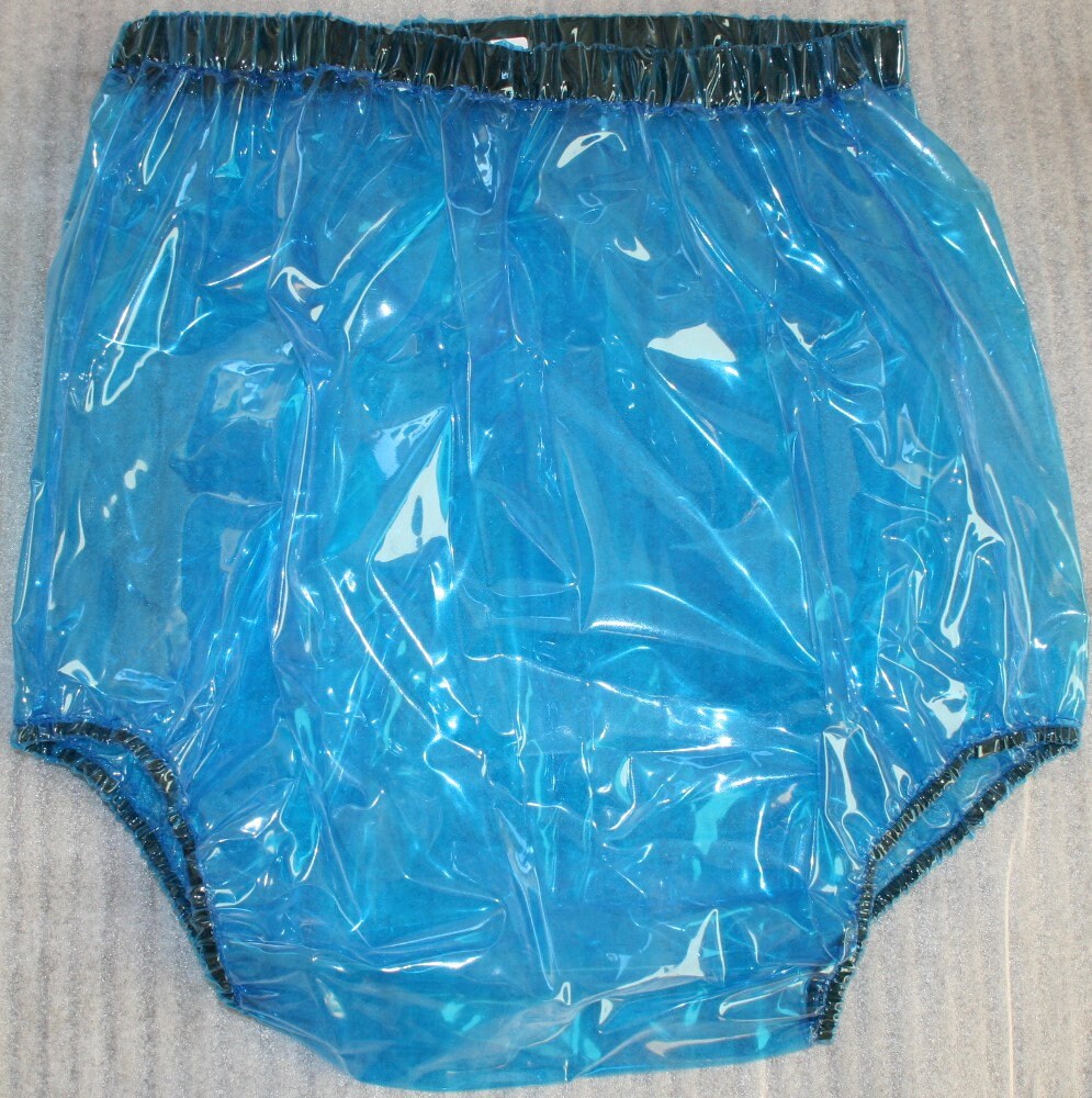 PVC Adult Baby Incontinence Diaper Pants Rubber Pants Blue Etsy
