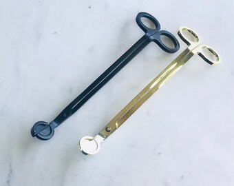 Wick Trimmer - Luxurious, stainless steel in Gold and Black
