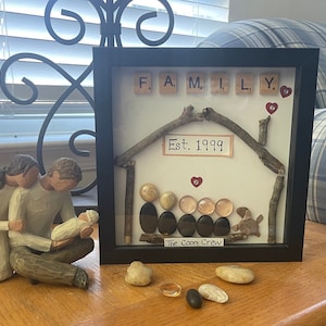 Family Pebble Art