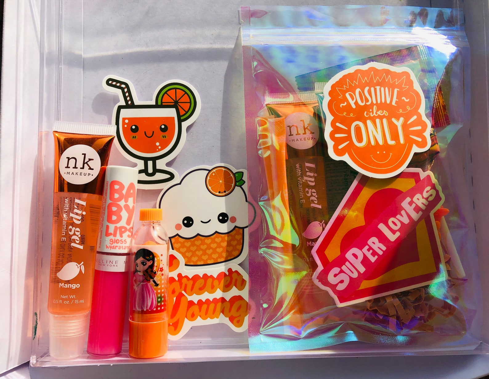 Lip gloss bundle Nicka K Nk Mango Lip Gel Gloss with Etsy