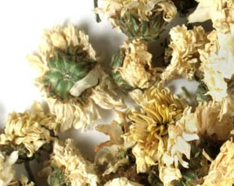 Dried Chrysanthemum Flower: USA Grown Ju Hua Herbal Tea