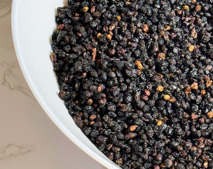 Elderberry, USA Wildcrafted BULK | Dried Black Elderberry | Sambucus Nigra | Organic Dry Herbs