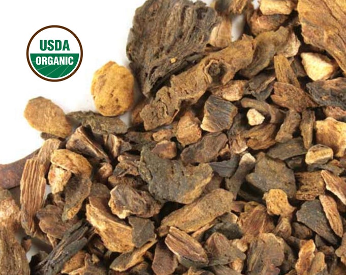 Turkey Rhubarb Root, Organic USA 1lb C/S | Da Huang | Rheum Palmatum