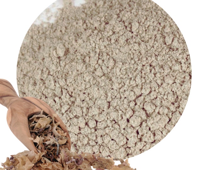 Irish Sea Moss Powder, BULK | Chondrus Crispus | Seamoss | Wildcrafted Superfood Supplement for Smoothies, Capsules & Skincare | Gel Recipe