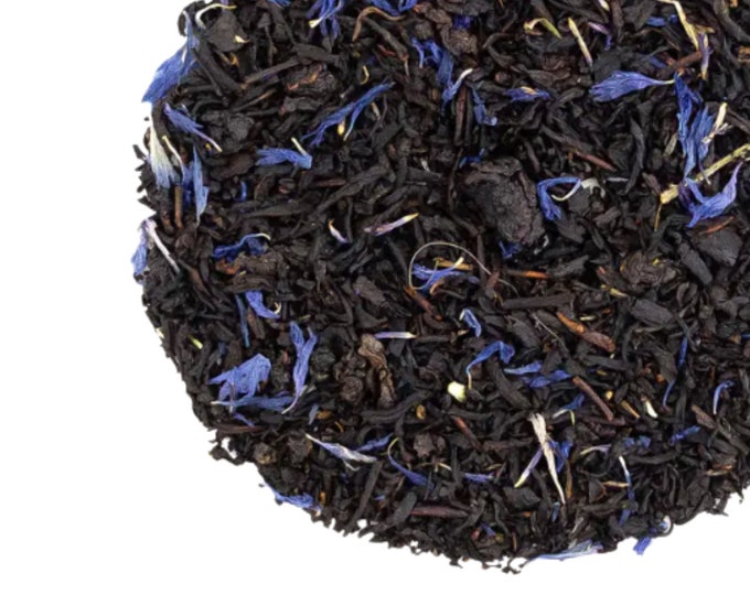 Earl Grey Tea Blend, Organic BULK | Loose Leaf Tea | Camellia Sinensi | Flowery Orange Pekoe Black Tea with Bergamot, Cornflower & Citrus