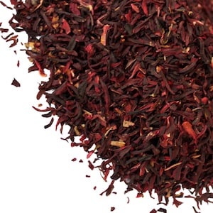 Hibiscusbloem-thee gesneden, biologisch | Zuring | Roselle-thee | Flor de Jamaica | Culinaire eetbare bloem | Hibiscus Sabdariffa