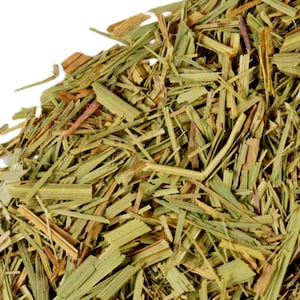 Citroengraskruid los theeblad | Citronellagras C/S - 1 lb BULK | Citroengras | Gedroogd los kruid | Citronellal-citral | Kruidenthee