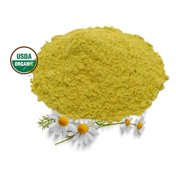 Egyptian Chamomile Powder, 1lb Organic | Camomile Edible Flower Herb