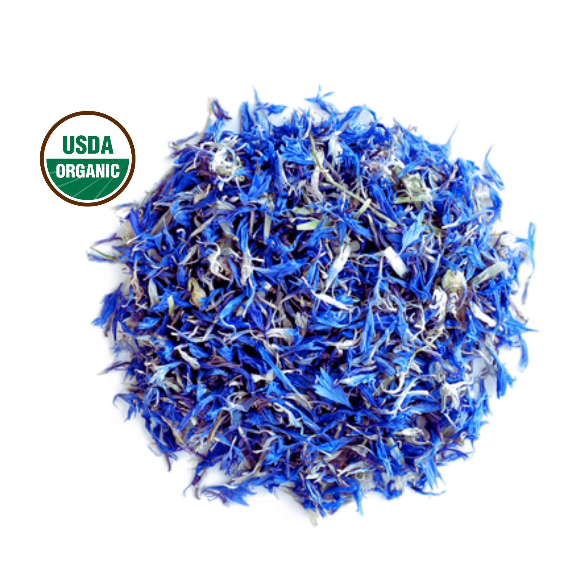 1 oz EDIBLE BLUE CORNFLOWER PETALS Dried Flowers Herbs 100